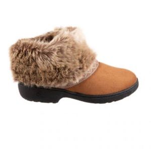 Isotoner bedroom slippers with memory foam.